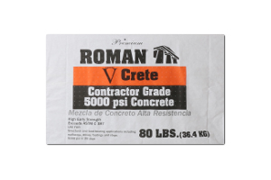 Roman V Crete Contractor Grade 5000 psi Concrete